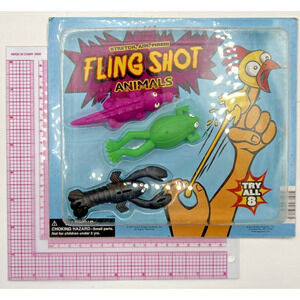 Vintage Vending Display Board Fling Shot Animal 0060